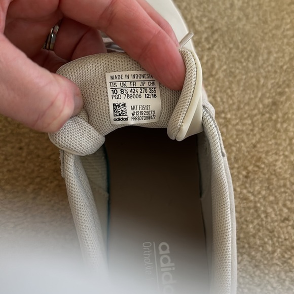 Adidas Womens VL Court F35127 Gray Casual Shoes Sneakers Size 10 - Picture 7 of 7